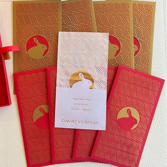 David Yurman Year of the Rabbit Red Envelopes - Picture 5 of 5